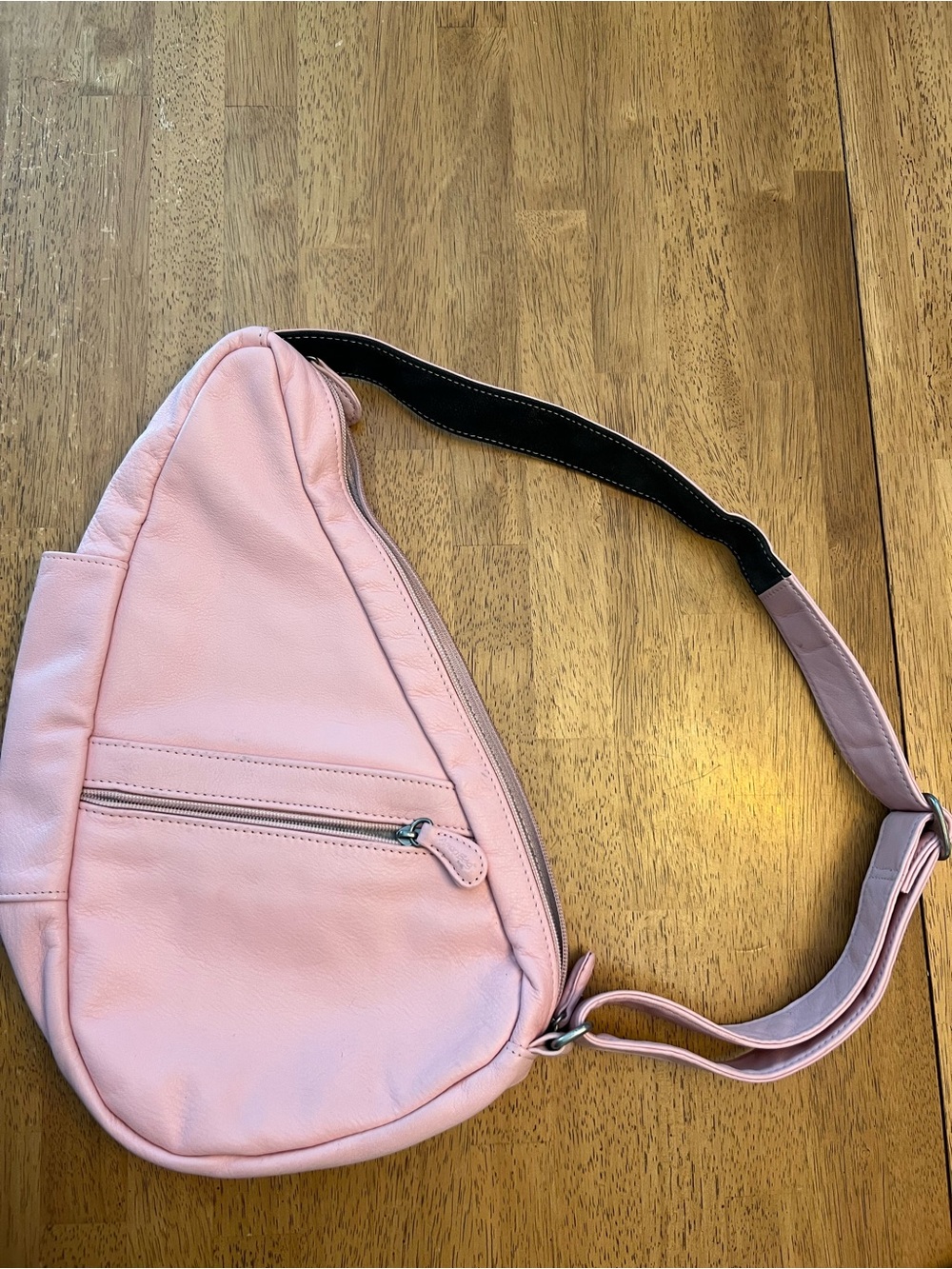 Ameribag Pink Crossbody Leather Sling Bag